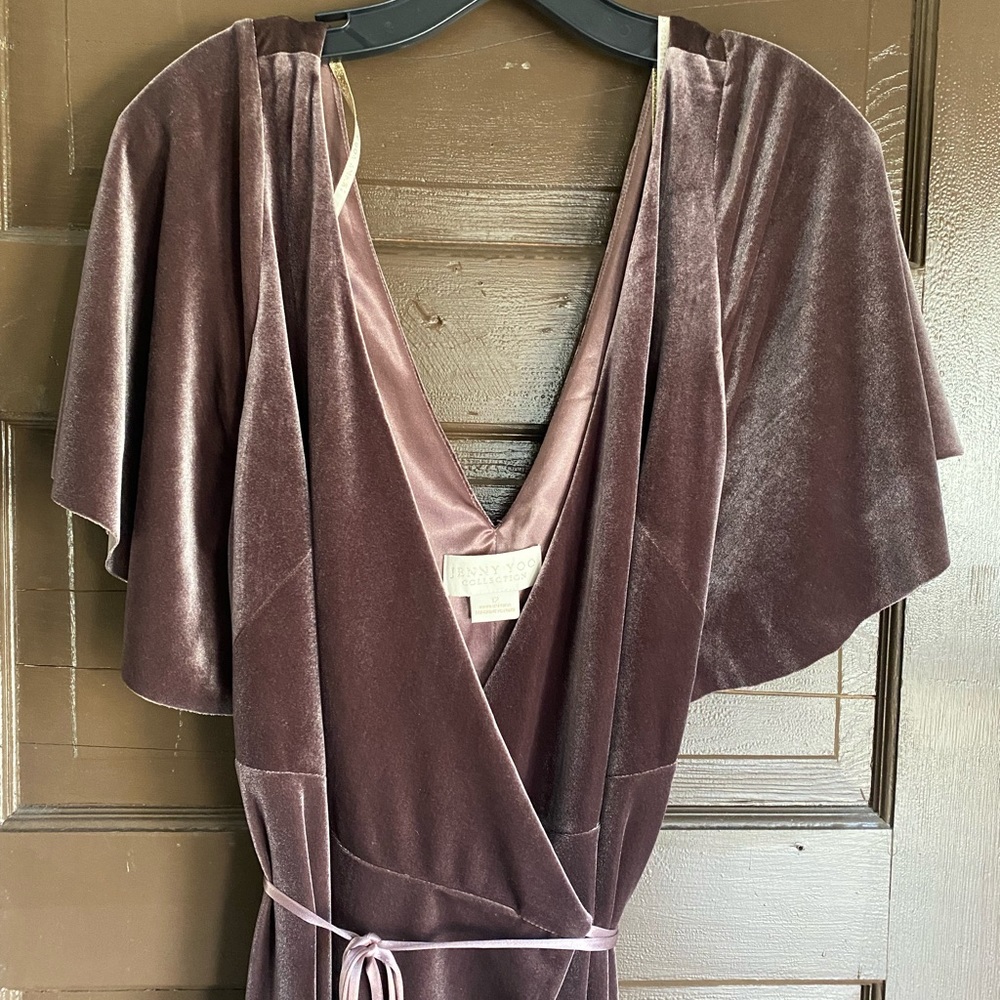 Velvet Wrap Dress by Jenny Yoo